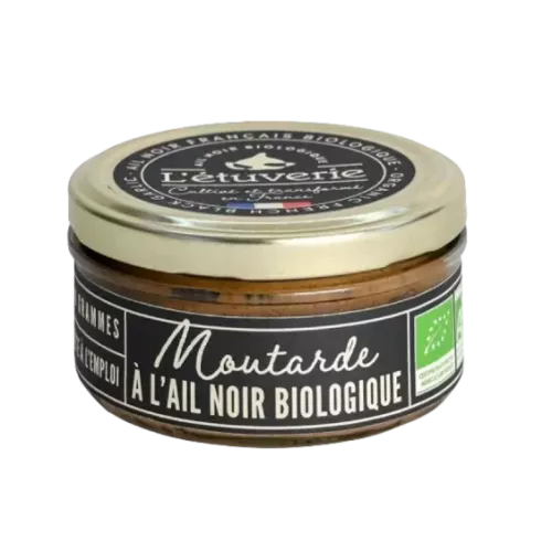 Moutarde à l’ail noir Bio