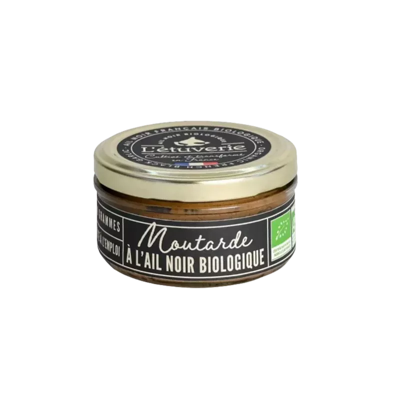 Moutarde à l’ail noir Bio